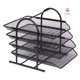 Kệ lưới để tài liệu 4 tầng tiện lợi