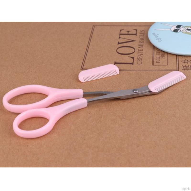 Kéo tỉa lông mày có lược chải chất lượng cao