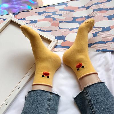 T02 Tất Cao Cổ Vịt Angry Bird 3D Tất Nam nữ - socksick.meme