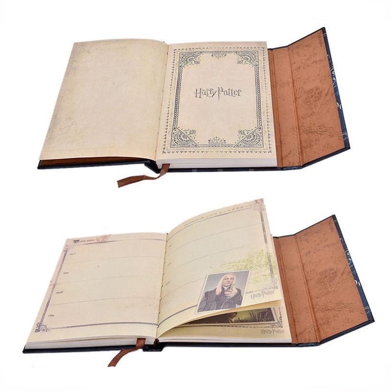 Sổ tay bìa cứng họa tiết Harry Potter độc đáo cổ điển