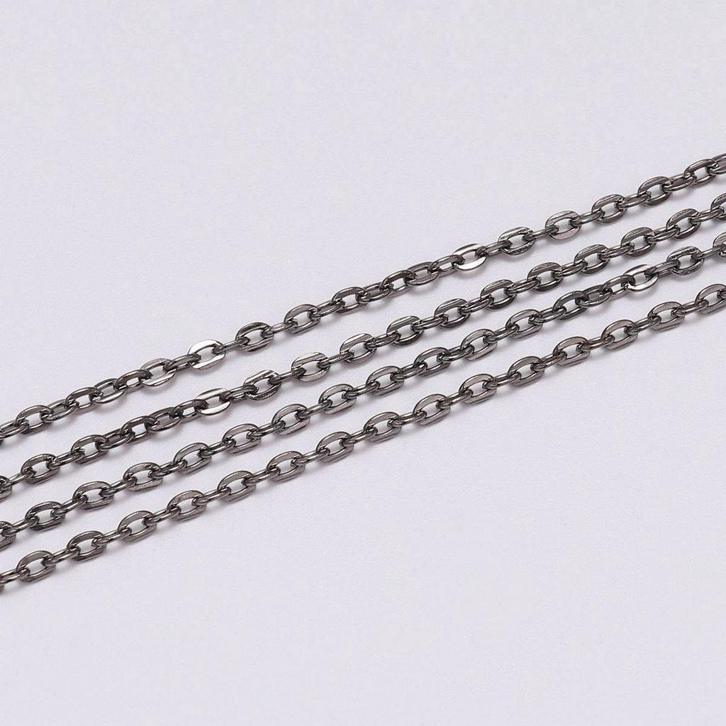 Dây xích ST.KUNKKA 5m 2x3mm tùy chọn màu sắc dùng làm trang sức