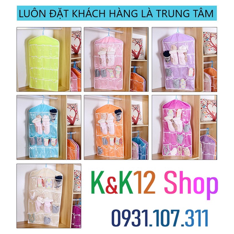 Túi đựng đồ lót, tấc 16 ngăn tiện dụng.