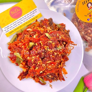 500gr Khô bò lá chanh hồng ngự miếng mềm Ăn vặt HiDu đổ ăn ngon siêu rẻ