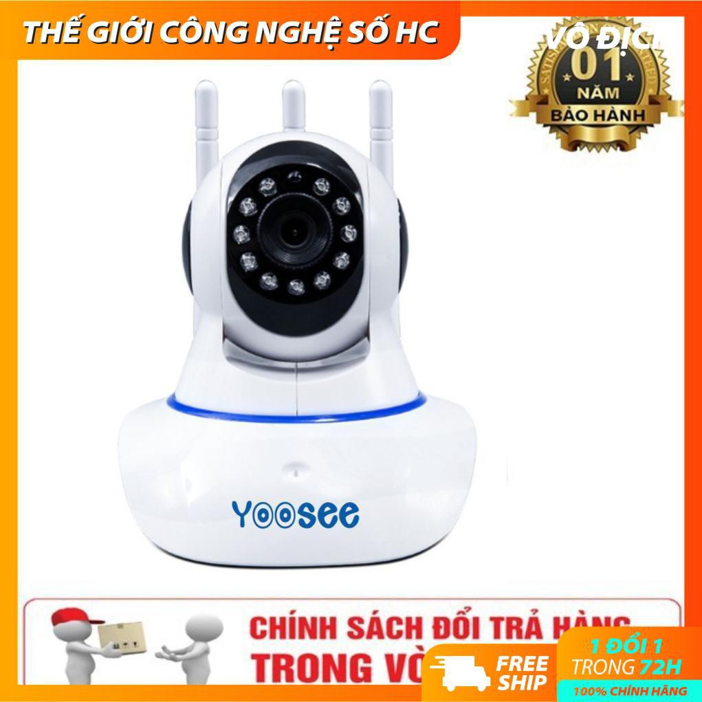 Camera WIFI Yoosee HD720P 3 Anten 720HD Siêu Nét 2019