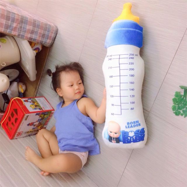 (Ảnh thật) Gối ôm, Bình sữa thơm ngon an toàn cho bé Size 70cm