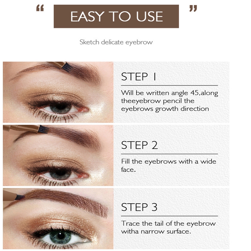 Bút Kẻ Lông Mày Dạng Phẩy Sợi Bingfuchun Lâu Trôi Không Phai Màu Chống Nước Dễ Sử Dụng | BigBuy360 - bigbuy360.vn