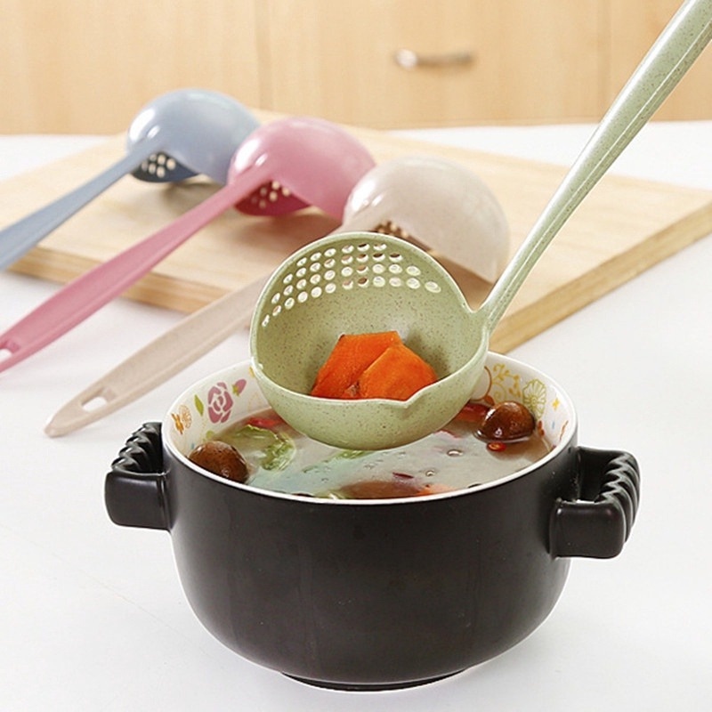 Muỗng Lọc Dầu 2 Trong 1 Đa Năng Tiện Lợi Cho Nhà Bếp
