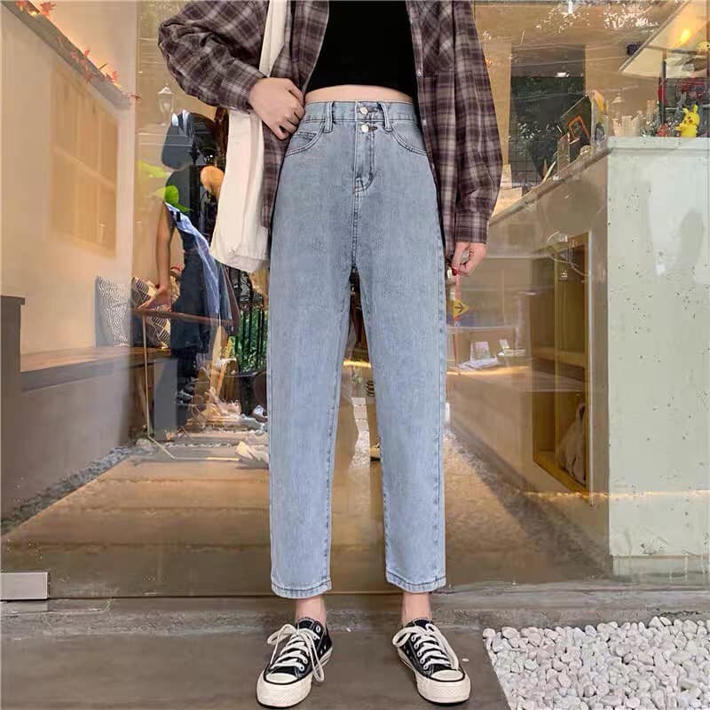 [FREESHIP] Quần Jeans Xanh Dáng Baggy