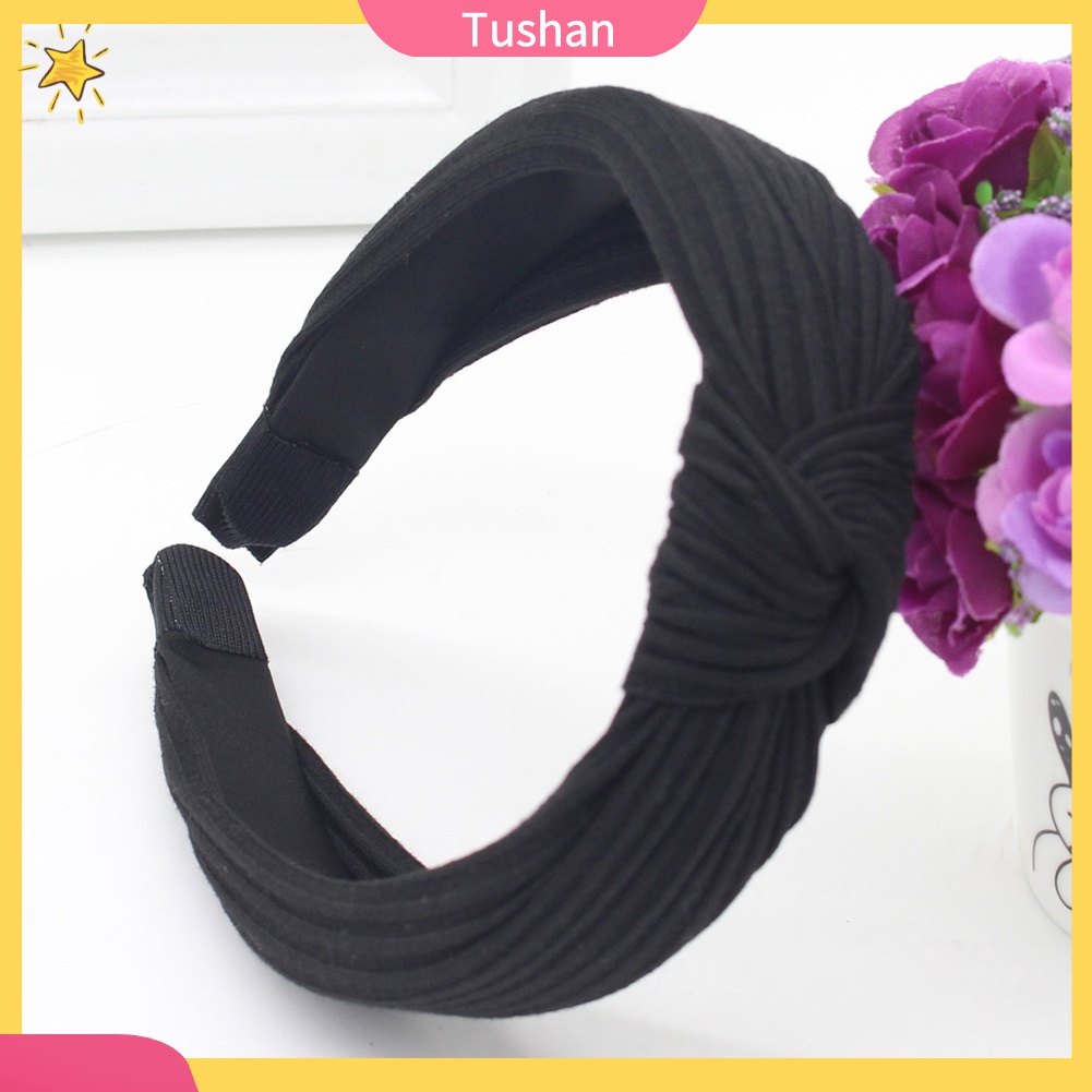 Băng Đô Vải Thắt Nơ Xinh Xắn Cho Nữ