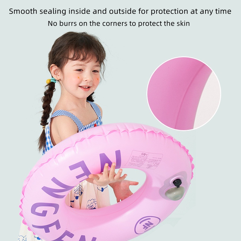 Lemonkid mẫu mới phao bơi trẻ em dụng cụ bơm phao bơi trẻ em nam nữ mùa hè biển chóng nước chóng rò rỉ hơi dụng cụ bơi lội 22105