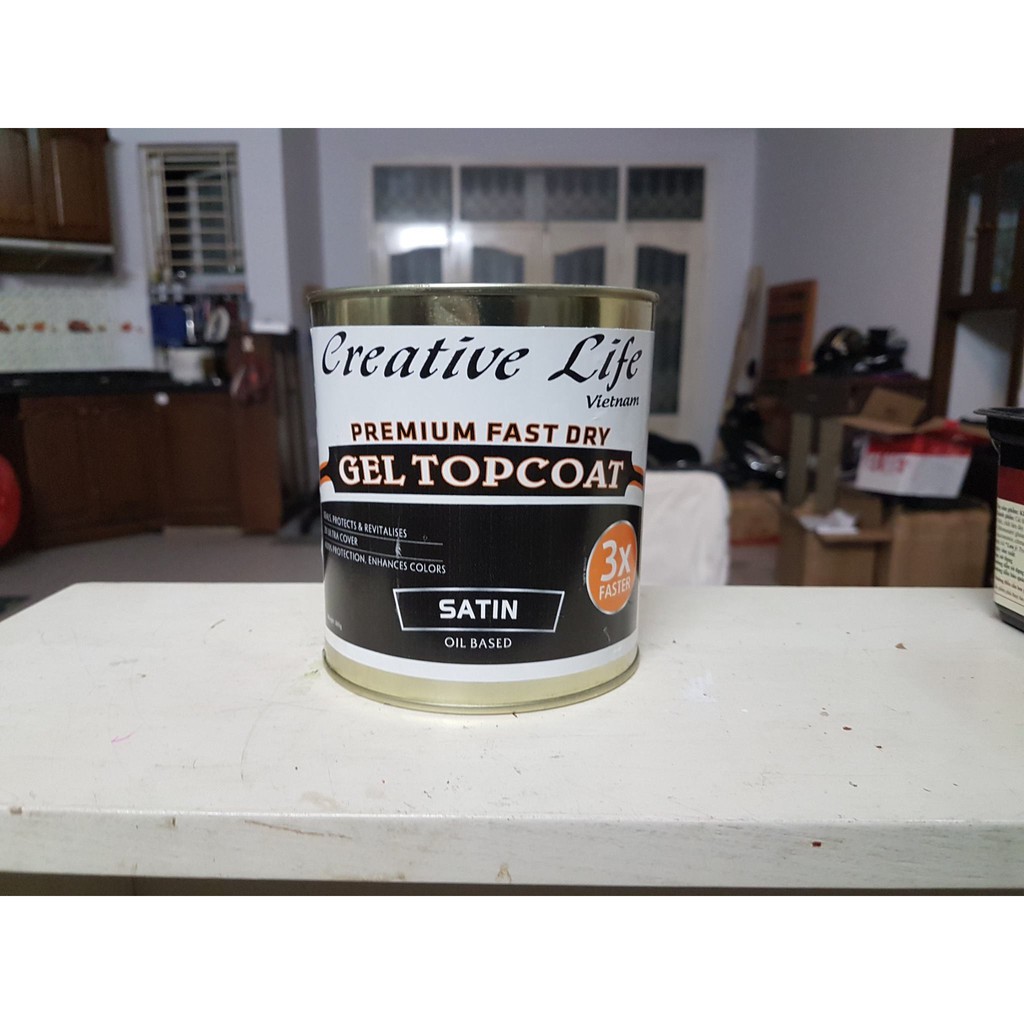 Sơn Bóng mờ Gel Topcoat
