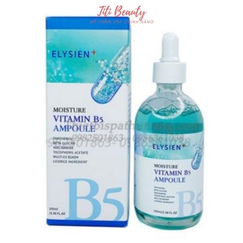 Serum Moisture Vitamin B5 Ampoule Elysien 100ml dưỡng ẩm phục hồi da hư tổn chống lão hóa dưỡng ẩm da