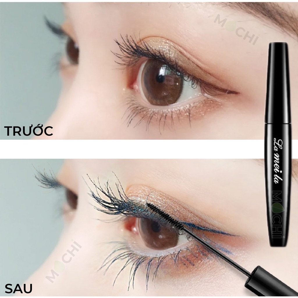 Mascara Chuốt Mi Siêu Mảnh Mi Cong Dài Chống Thấm Nước Lâu Trôi Lameila Trang Điểm MOCHI SHOP