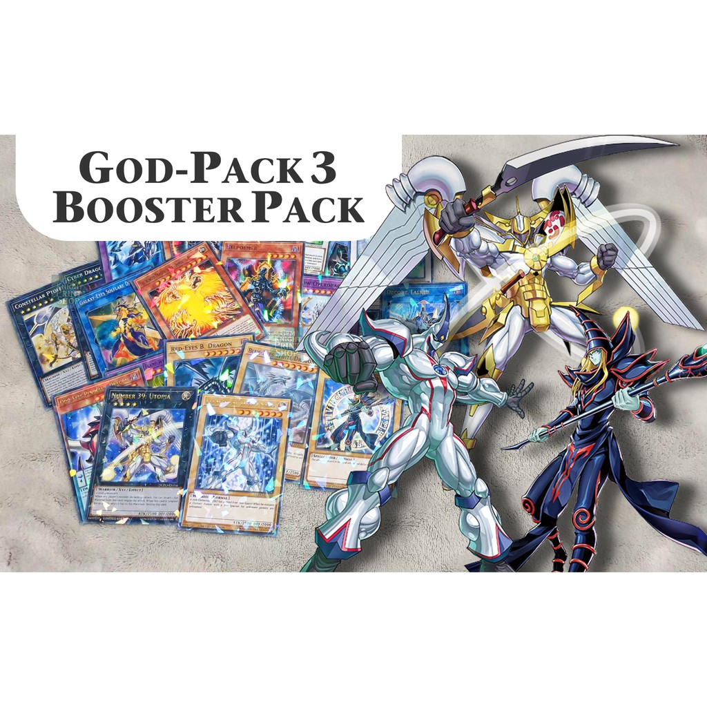 [Bài In] Bộ bài Yugioh - God Pack 3 - Booster Pack Ver