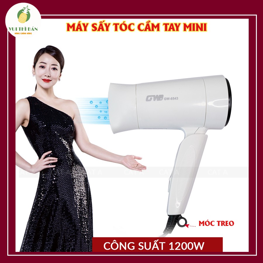 Máy Sấy Tóc Cầm Tay Mini GW-6543 chính hãng - Bảo hành 12 tháng