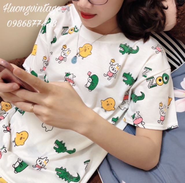 [ẢNH THẬT]_Bộ mặc ở nhà cho nữ hình thú cực đáng yêu | BigBuy360 - bigbuy360.vn