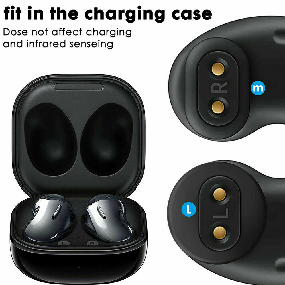 2-3 Pairs For Samsung Galaxy Buds Live Reusable Soft Silicone Earbuds Case Cover