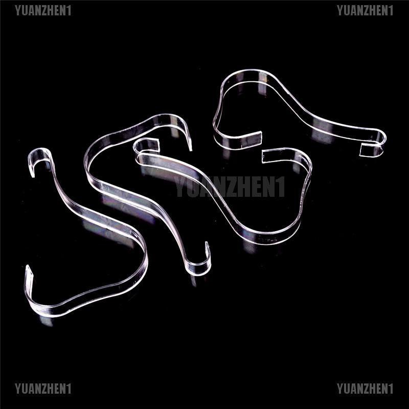 Set 4 Giá Đỡ Trưng Bày Giày Dép Bằng Nhựa Acrylic Trong Suốt Cho Nữ YUANZHEN1}