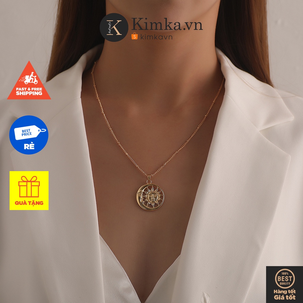 (0280) Dây Chuyền Mặt Trời Cổ Điển Vintage ☀️
