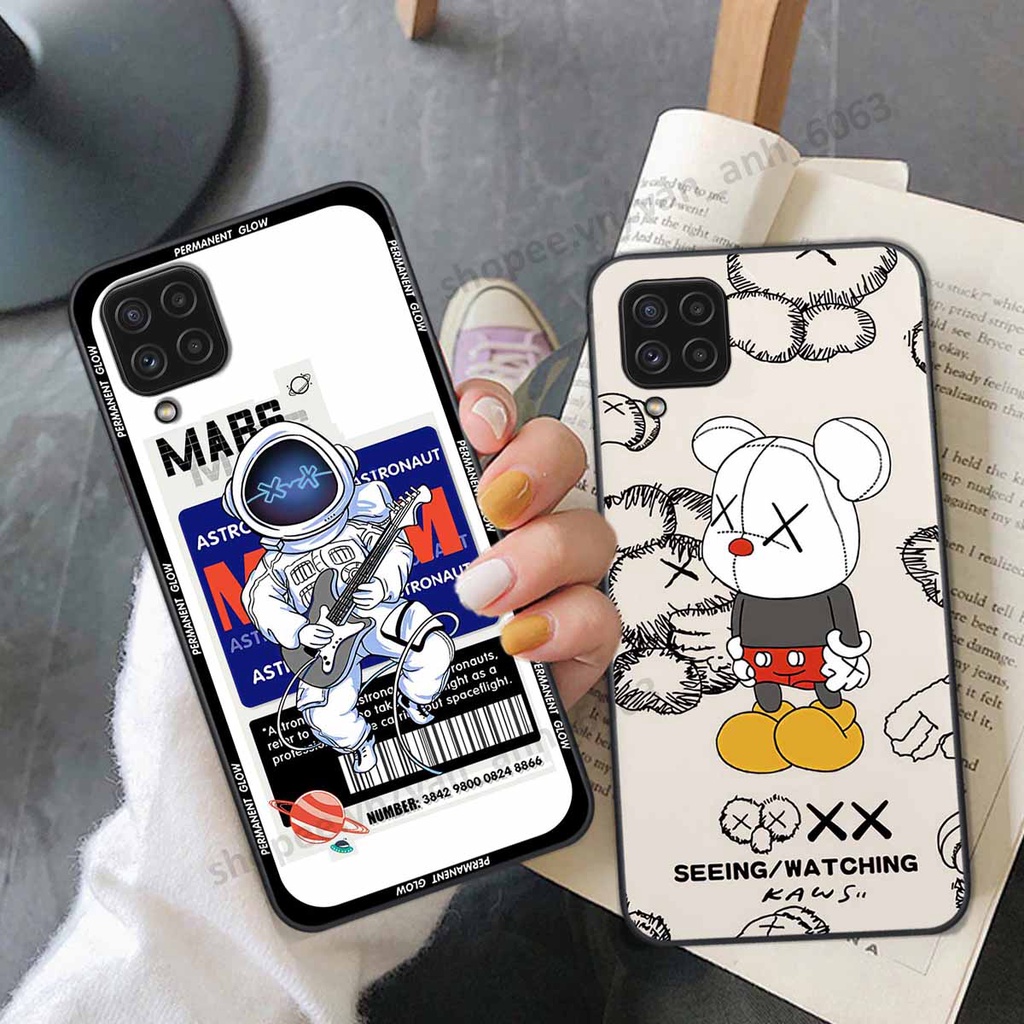 Ốp Samsung A22 4G / A22 5G be@r brick mars thời trang, ốp lưng điện thoại viền dẻo siêu chất