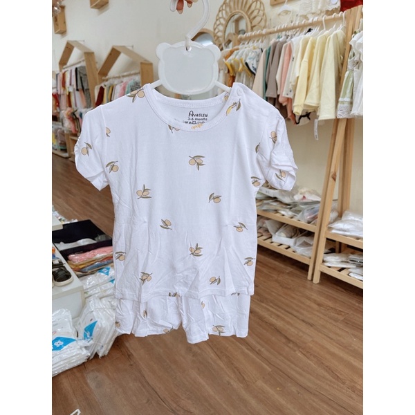 1 Bộ thun avalerr coton pettit mềm mịn co giãn vô cùng thoải mái cho bé yêu