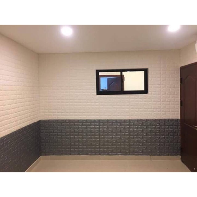 Xốp dán tường 3D giả gạch 5mm ( kho Sài gòn ) cách âm, chống nóng