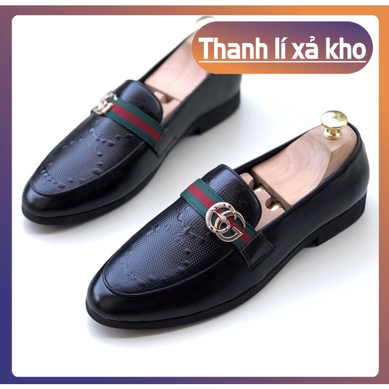 Giày tây công sở da bò dập in vân ong siêu sang - Mã Mk07 ( Bảo hành 12 tháng - Ảnh và video độc quyền )
