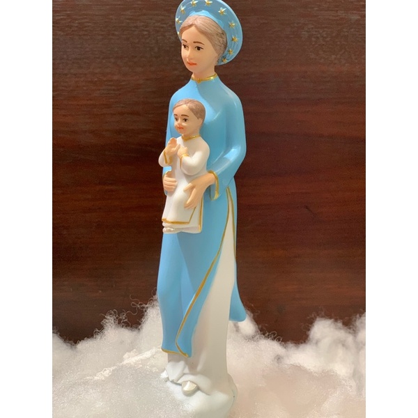 Tượng công giáo- Tượng đức mẹ la vang mẫu vic cao 25cm