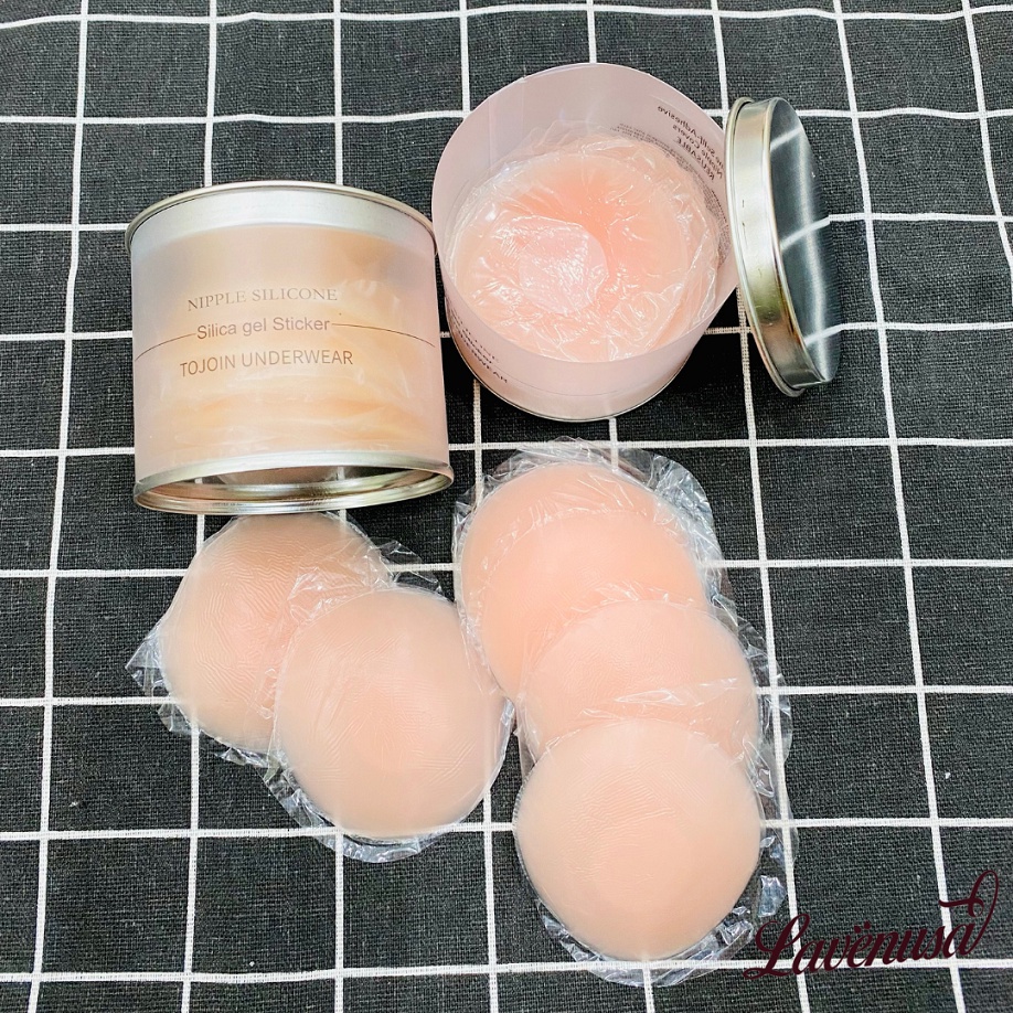Miếng dán ngực silicon siêu sính tái sử dụng hộp 12 miếng LAVENUSA AL21
