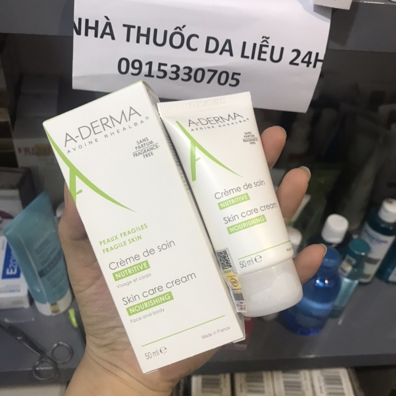 [ Mẫu mới ] Kem dưỡng làm mềm da Aderma Skin Care Cream 50ml AD UNIVERSAL CREAM HYDRATING