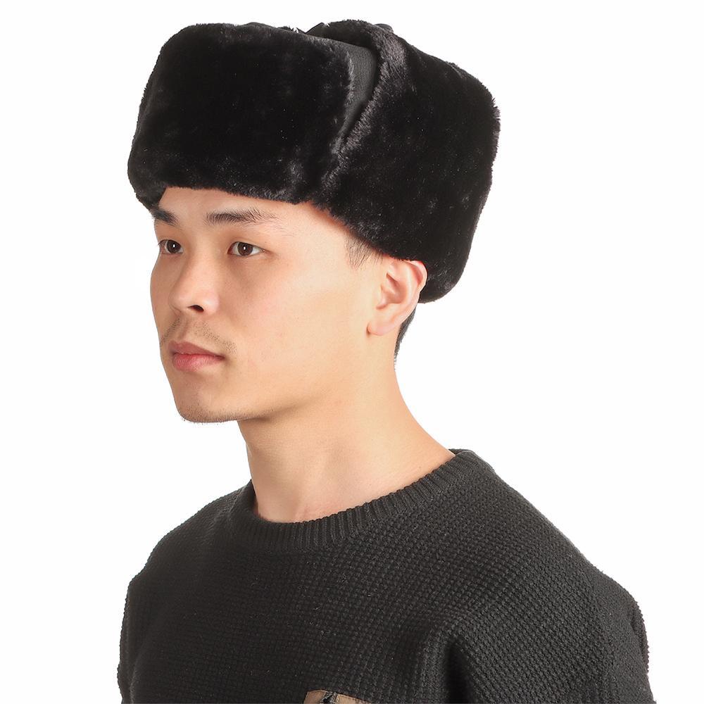 Mũ Trùm Đầu Phối Lông Dày Dặn Phong Cách Nga Ushanka Cho Nữ