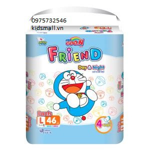 Bỉm- tã quần goon friend size l 46 mẫu mới