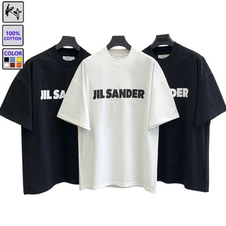 Áo thun KT KT1039 100% cotton nguyên chất họa tiết JIL SANDER tay ngắn thời trang mùa hè Hàn Quốc dành cho nam và nữ