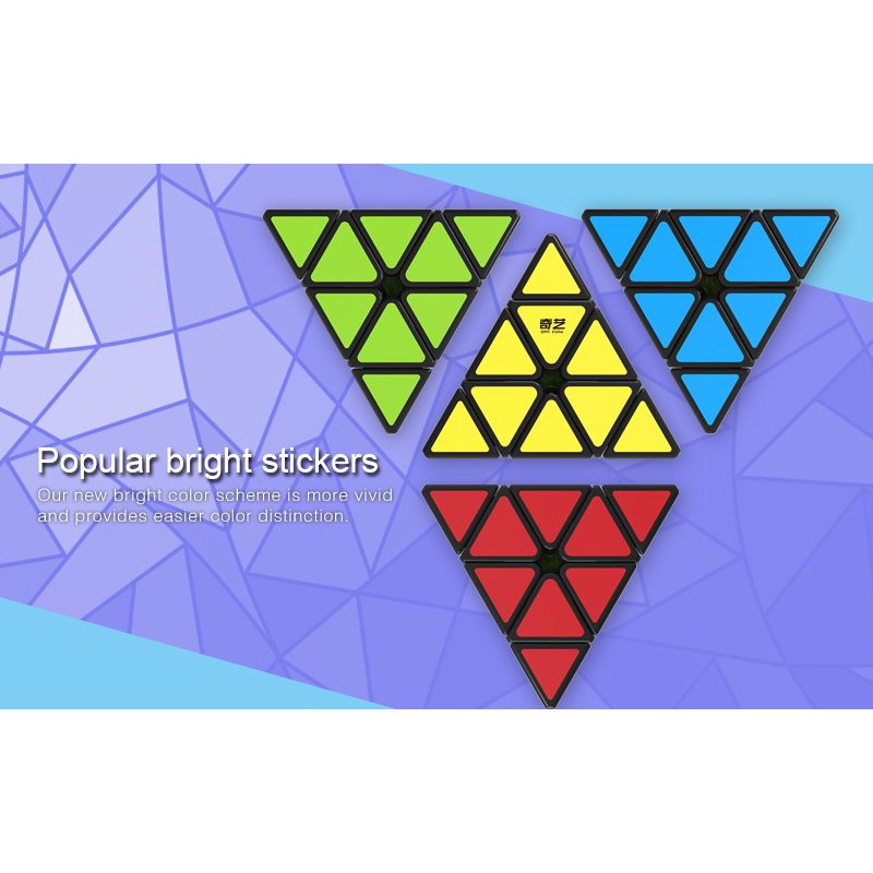 [Mã LIFE0503TOYS giảm 10% đơn 0Đ] Qiyi Qiming A Pyraminx Rubik Biến Thể 4 Mặt Rubik Tam Giác