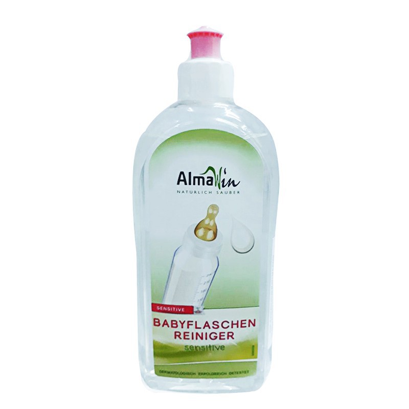 Nước vệ sinh bình sữa hữu cơ cho bé 500ml - Almawin