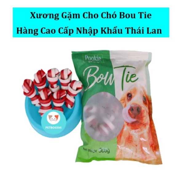 XƯƠNG GẶM POOKIE BOU TIE CHO CHÓ - HÀNG THÁI LAN