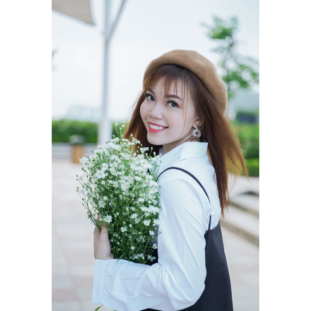 [Mẫu lẻ-giảm giá] Mũ Beret Mũ nồi len thời trang thu đông cho nữ phong cách trẻ trung xinh xắn cho nữ