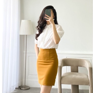 Vella Fashion - Chân váy ngắn nữ VV20151 - M Vàng