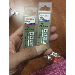 Mũi khoan sắt inox bosch $2 1 bộ 10 mũi