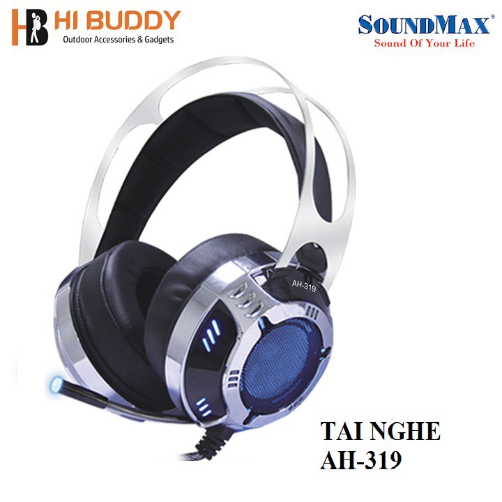 { RUNG CHUYỂN } Tai Nghe Chụp Tai SOUNDMAX AH-319 - HIBUDDY