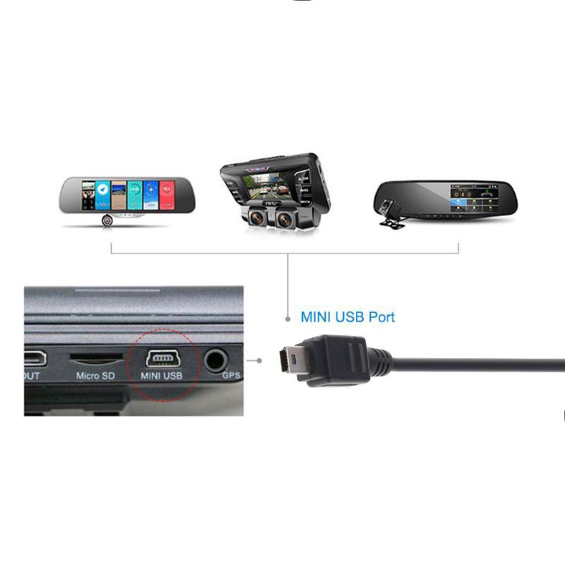 Cáp sạc và truyền dữ liệu mini USB sang USB B 5pin dài 0.8m cho máy nghe nhạc MP3 MP4/DVR GPS xe hơi/máy ảnh HDD