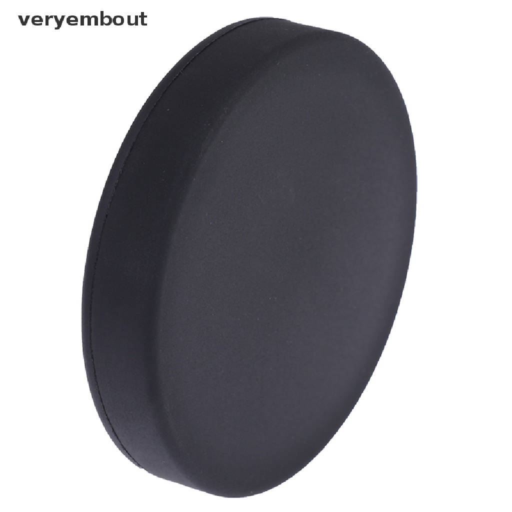 1 Tấm Lót Máy Pha Cà Phê Bằng Silicon Màu Đen Hình Tròn