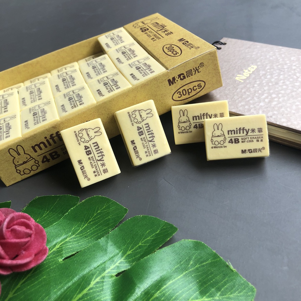 Tẩy thỏ 4B Hàn Quốc- tẩy sạch, ít vụn - 6305/6306/96313 - vpp Quế Anh