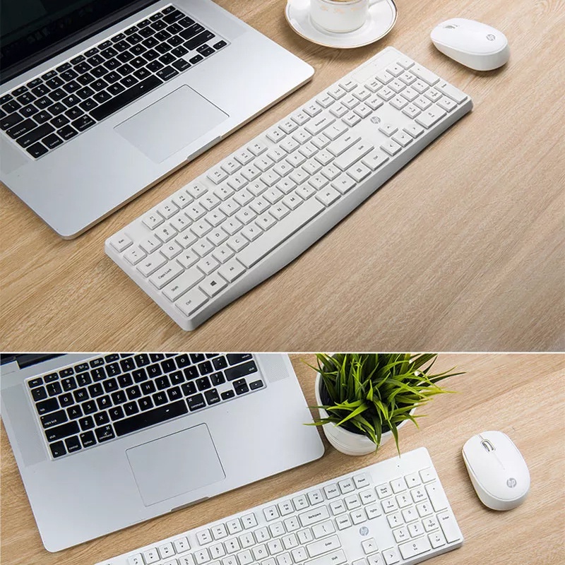 Bộ phím và chuột wireless HP CS10 bấm cực êm - thích hợp văn phòng và chơi game (Đen) - Nhất Tín Computer