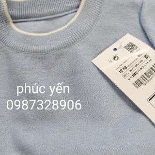 ÁO LEN TRƠN ZARA DÁNG BASIC BÉ TRAI SIÊU XỊN MỊN
