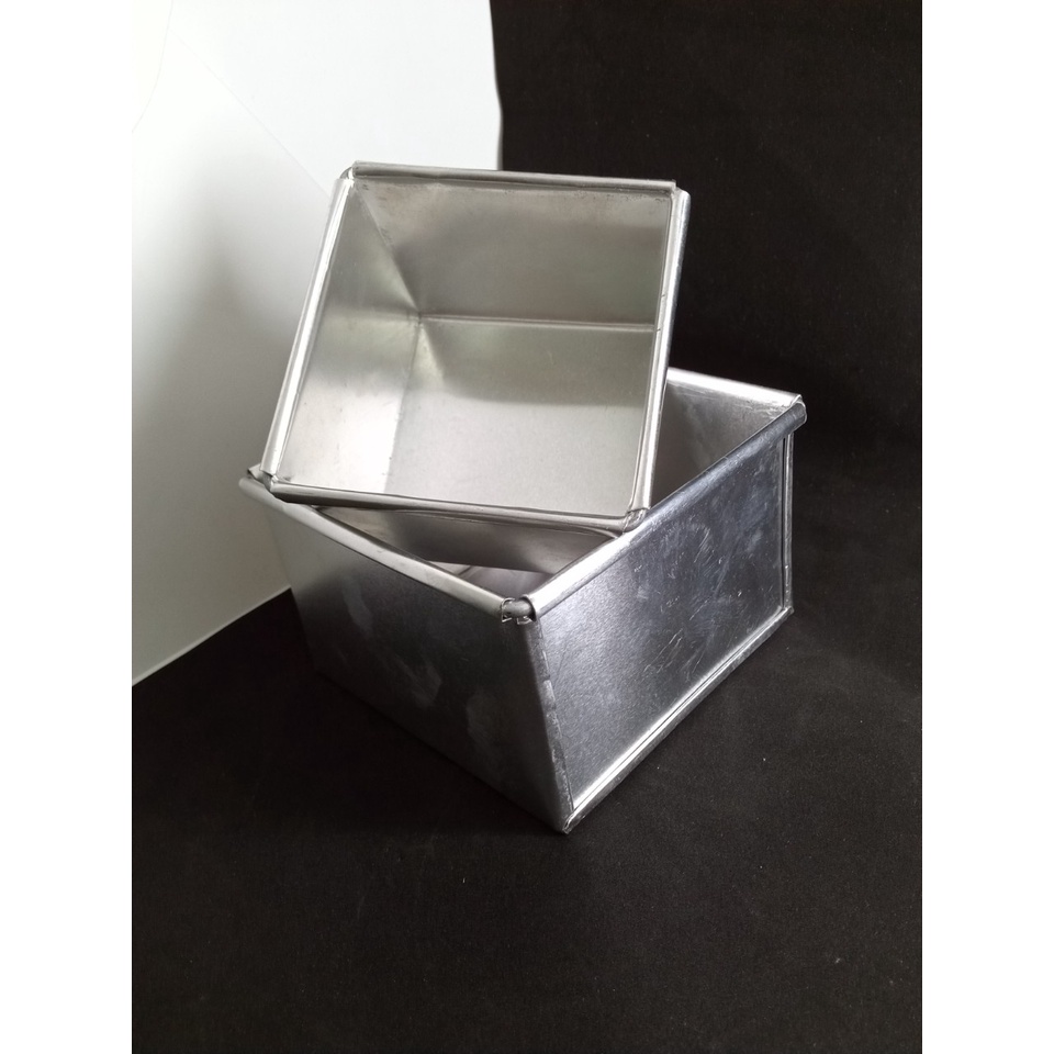 Khuôn nhôm gò Vuông liền cao 8cm nhiều size