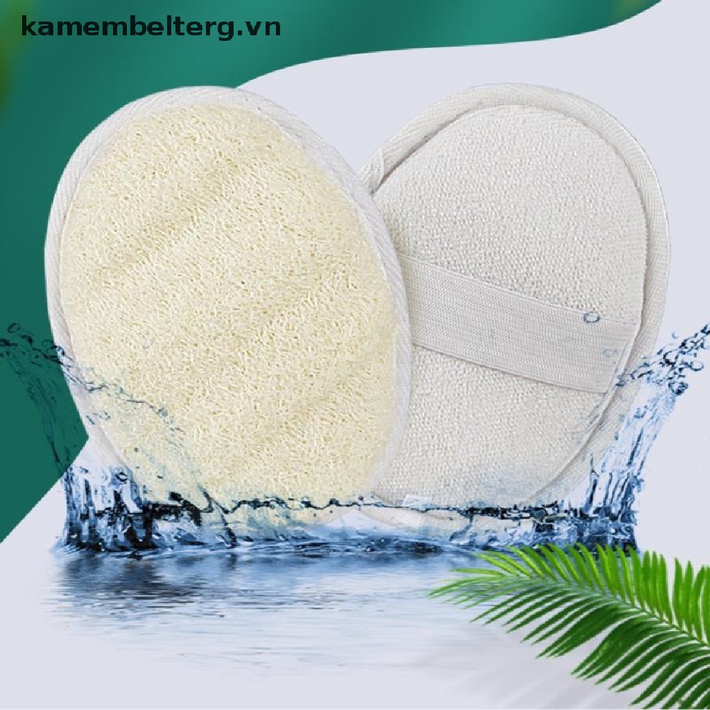 Bông tắm xơ mướng tự nhiên đeo tay tẩy tế bào chết làm sạch da