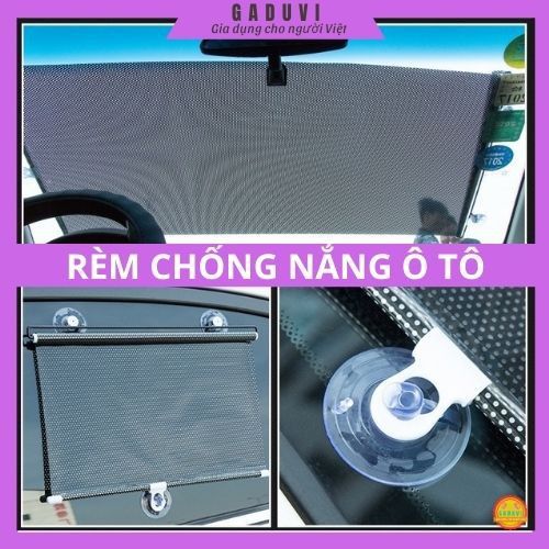 Rèm Che Nắng Ô Tô, Rèm Chống Nắng Kính Trước Lái Và Cửa Bên, Rèm Cửa Sổ GADUVI (HÀNG LOẠI 1) G5