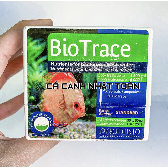 BIO TRACE PRODIBIO BỔ SUNG VI LƯỢNG CHO CHO BỂ CÁ BIỂN (1 ỐNG LẺ)