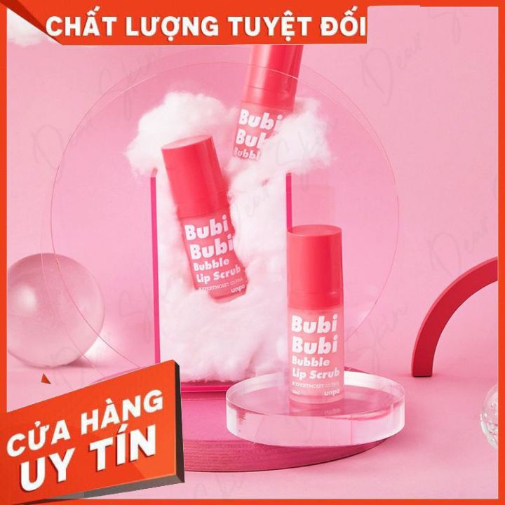 [Mẫu mới nhất] Tẩy tế bào chết môi Unpa Bubi Bubi Lip Hàn Quốc 10g